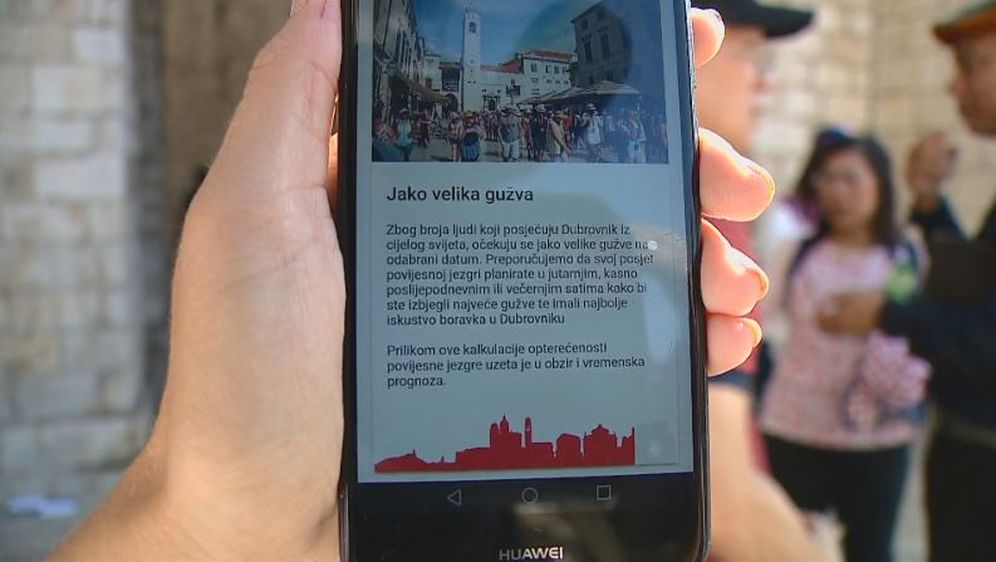 Aplikacija kojom bi se trebale kontrolirati gužve u Dubrovniku (Foto: Dnevnik.hr) - 2