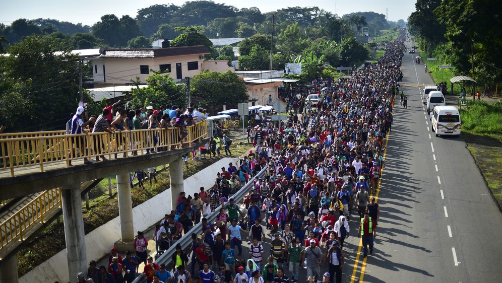 Migrantska povorka u Meksiku (Foto: Pedro Pardo / AFP)