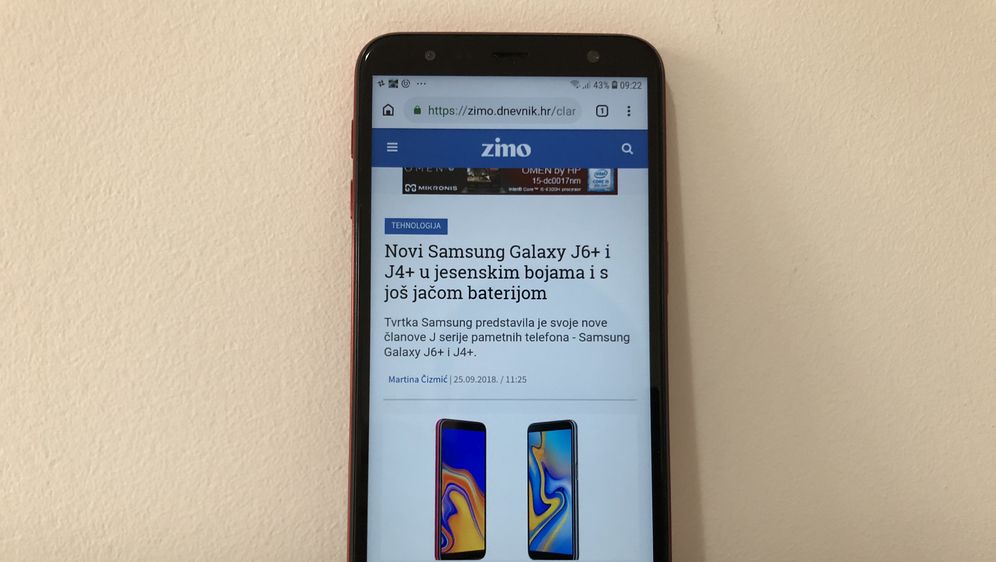 Samsung Galaxy J6+ (Foto: ZIMO)