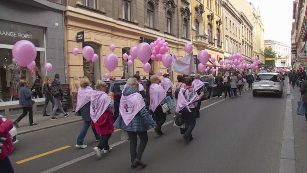 Povorka na Danu ružičaste vrpce (Foto: Dnevnik.hr)