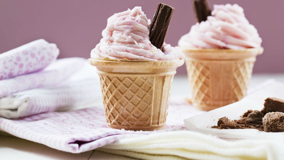 Cupcake u obliku sladoleda
