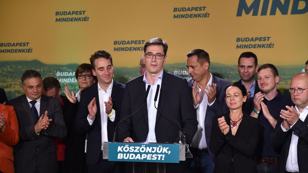 Novi gradonačelnik Budimpešte Gergely Karacsony (Foto: Attila KISBENEDEK / AFP)