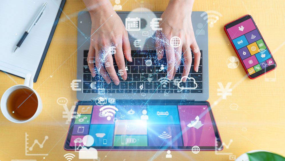 FinTech, ilustracija