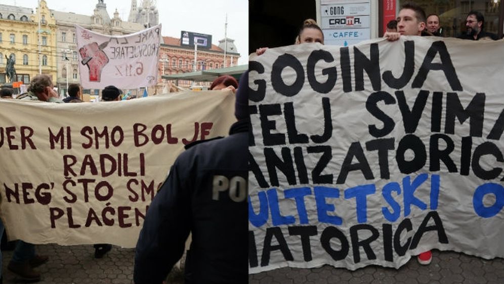 Ovako su zagrebački studenti stali uz profesore na današnjim prosvjedima. Evo s kojih fakulteta ih je bilo najviše – FOTO