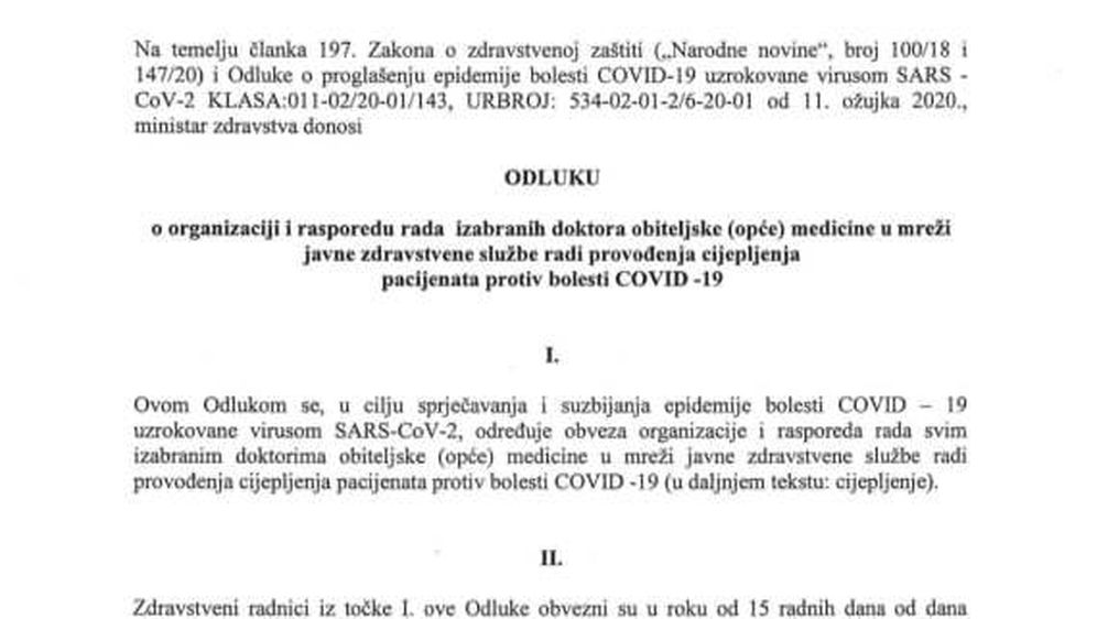 Nove upute za liječnike obiteljske medicine - 2