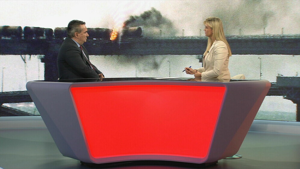 Ivica Mandić u studiju Dnevnika Nove TV - 3