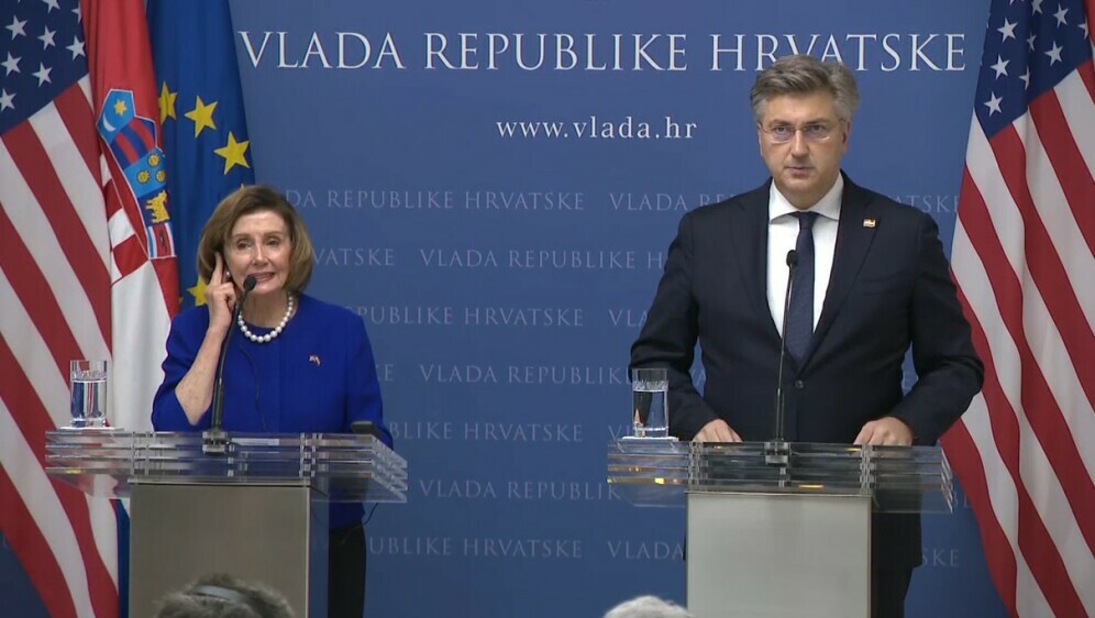Nancy Pelosi i Andrej Plenković