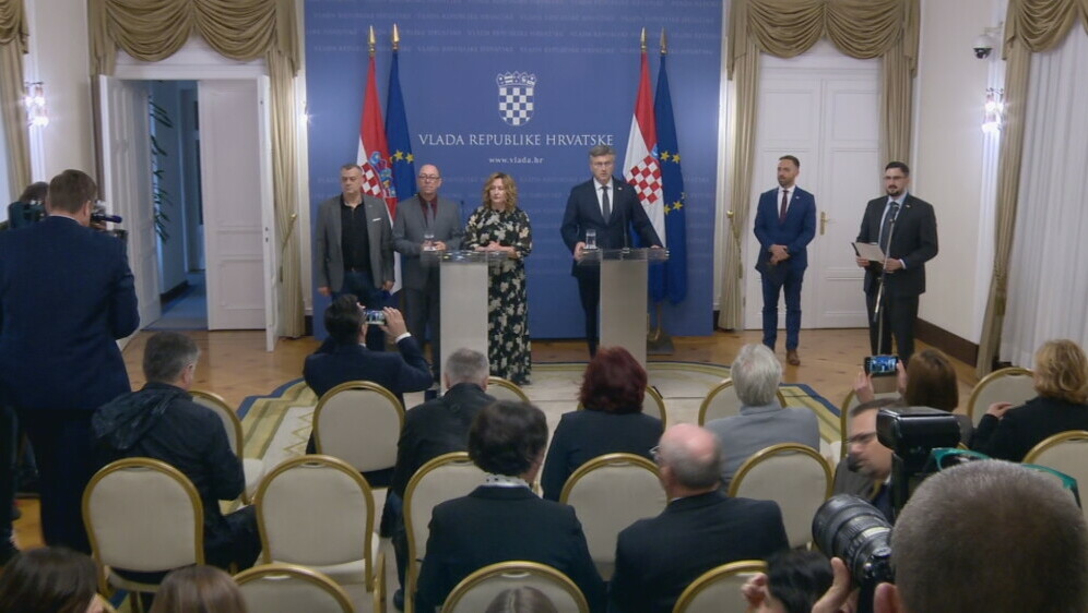 Premijer Andrej Plenković i predstavnici sindikata