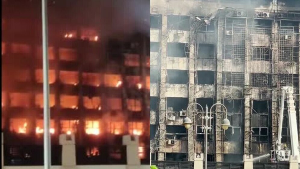Zgrada policije izgorjela u požaru