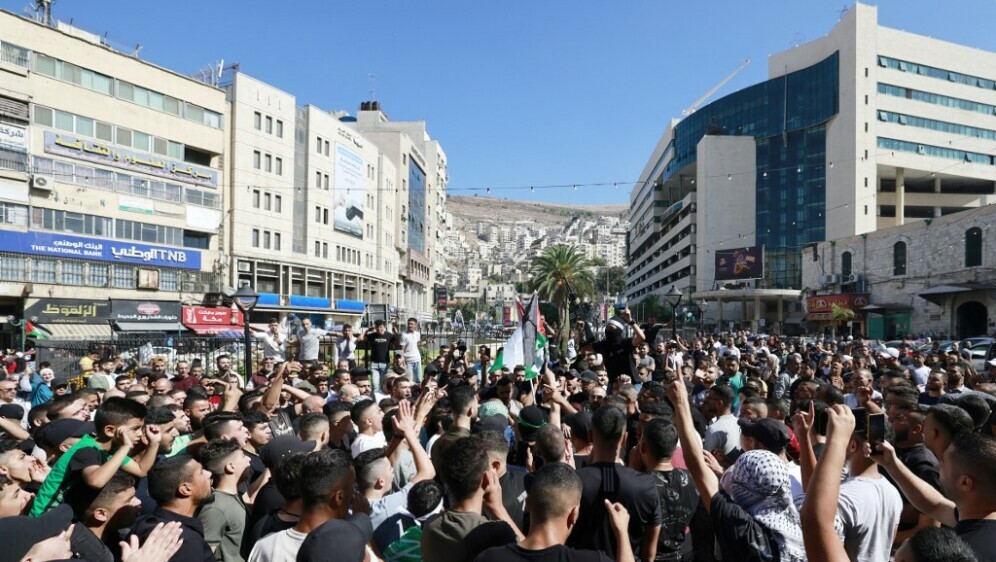 Palestinci na ulicama grada Nablusa na Zapadnoj obali - 2