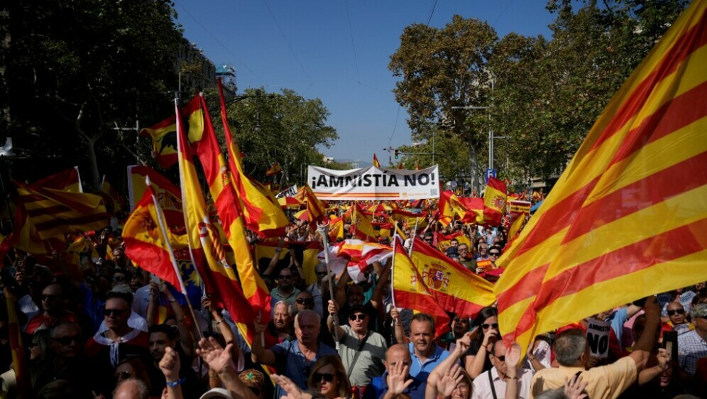 U Barceloni prosvjed protiv amnestije za organizatore referenduma o neovisnosti