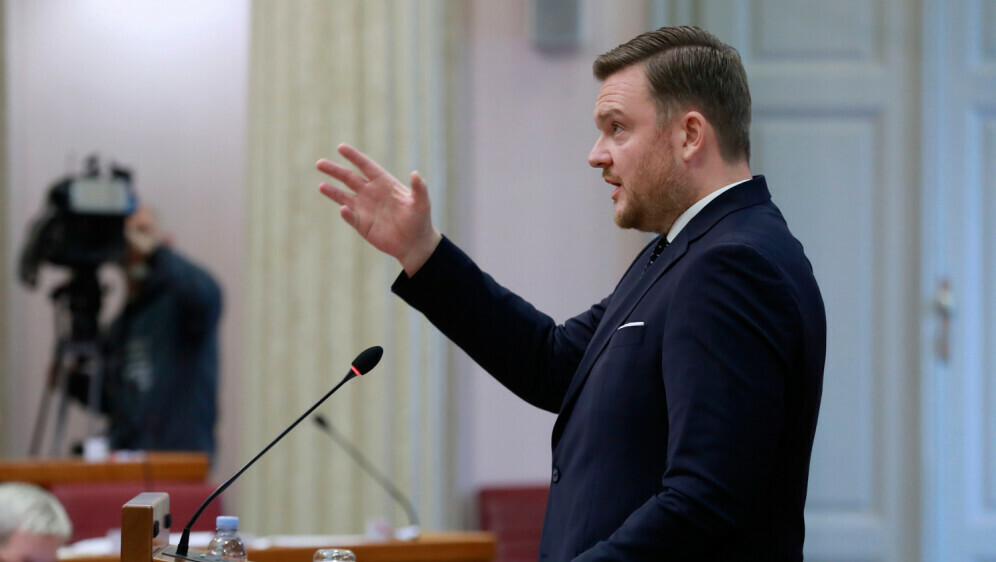 Ministar financija Marko Primorac u Saboru - 2