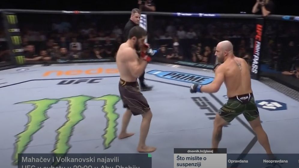 Islam Makhachev i Alexandar Volkanovski