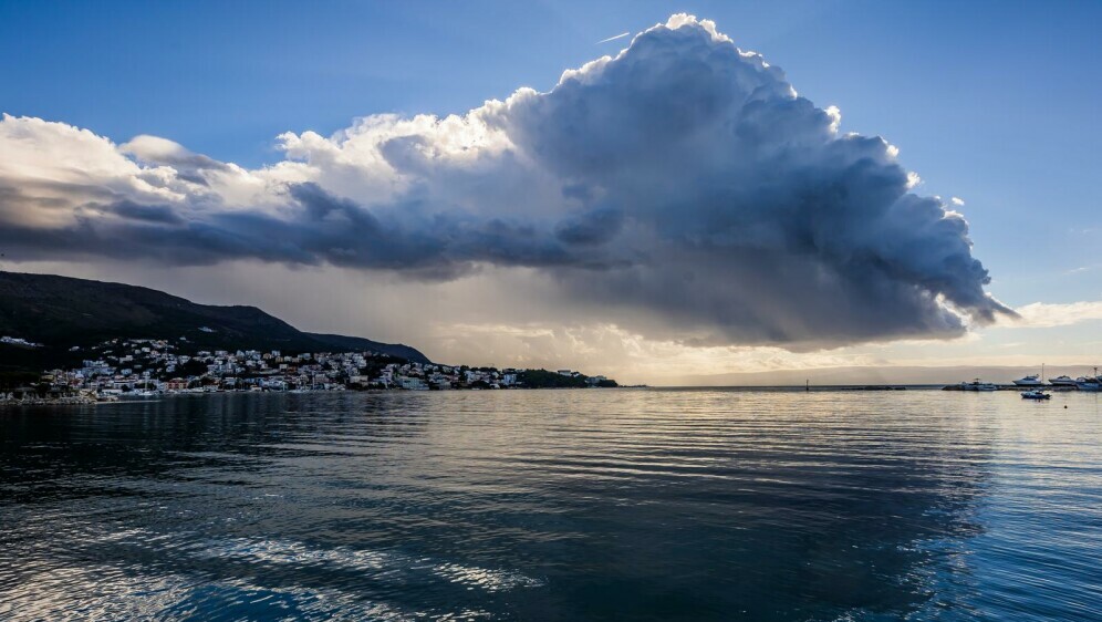 Oblak iznad splitskog područja