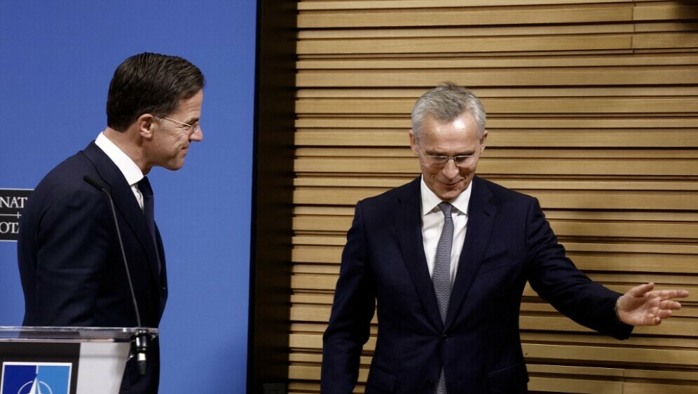 Mark Rutte i Jens Stoltenberg