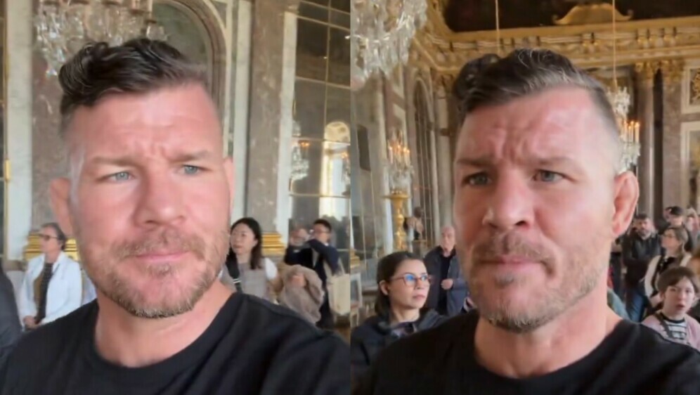 Michael Bisping, sportski komentator, analitičar, glumac i bivši UFC-ov borac kako šeta dvorcem