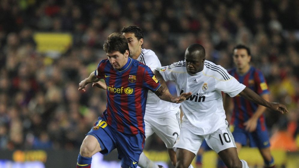 Lionel Messi i Lassana Diarra