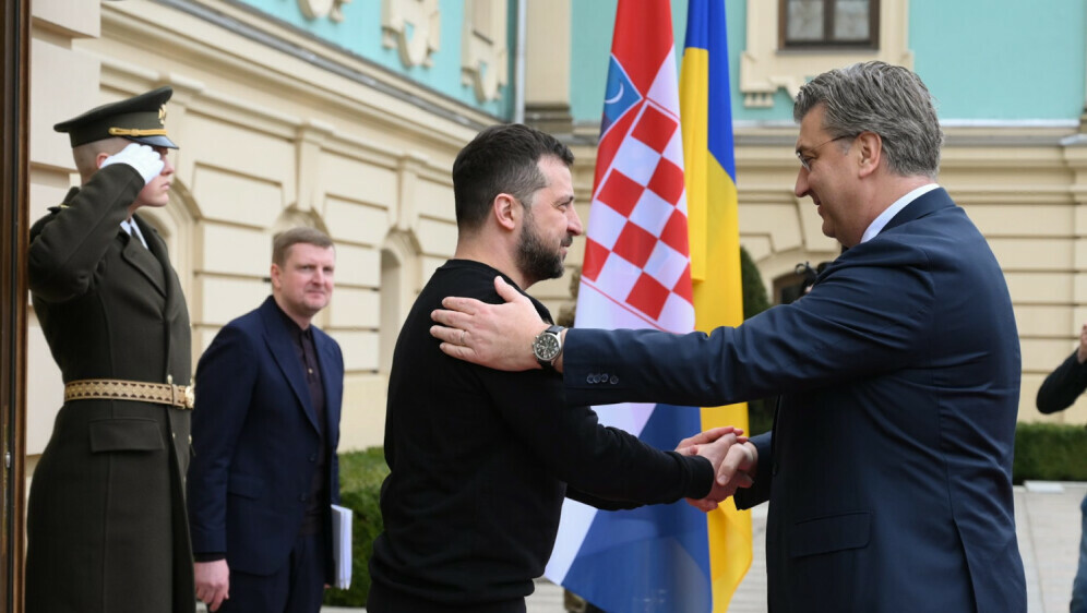 Volodimir Zelenski i Andrej Plenković