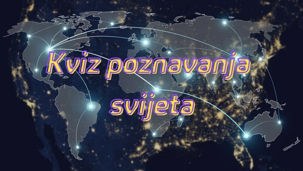 Karta svijeta i naziv kviza