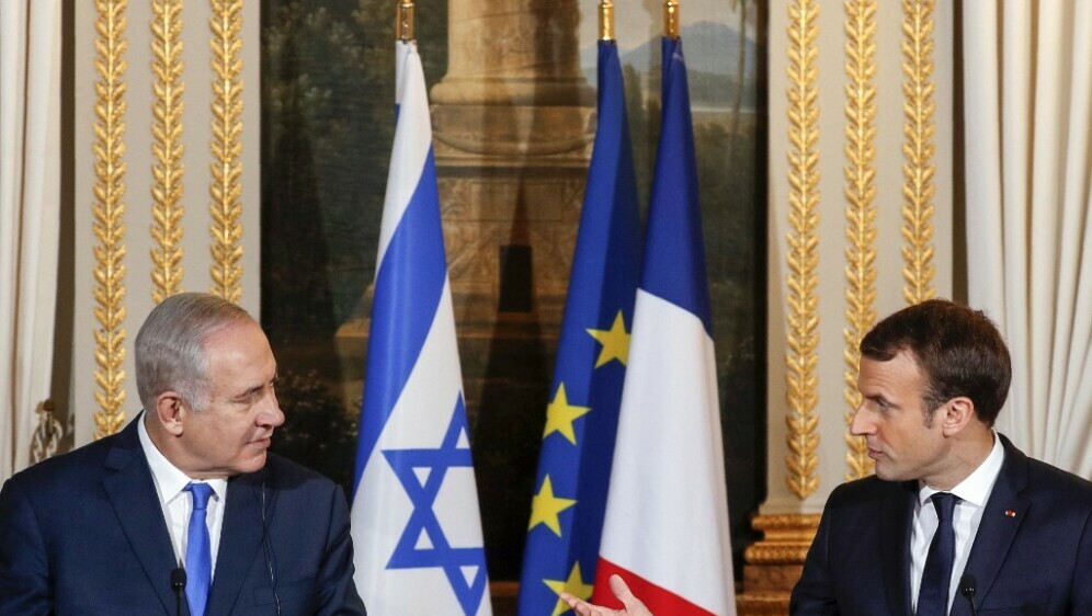 Benjamin Netanyahu, Emmanuel Macron