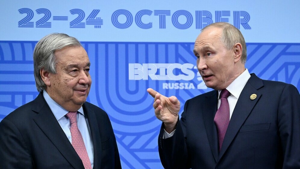 Antonio Guterres, Vladimir Putin