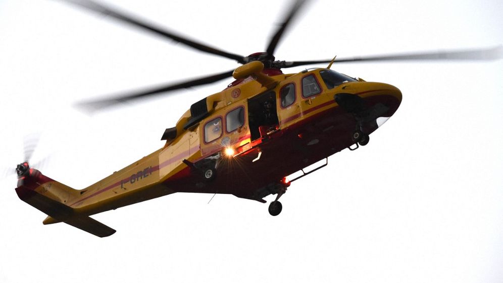 Spasilački helikopter, ilustracija