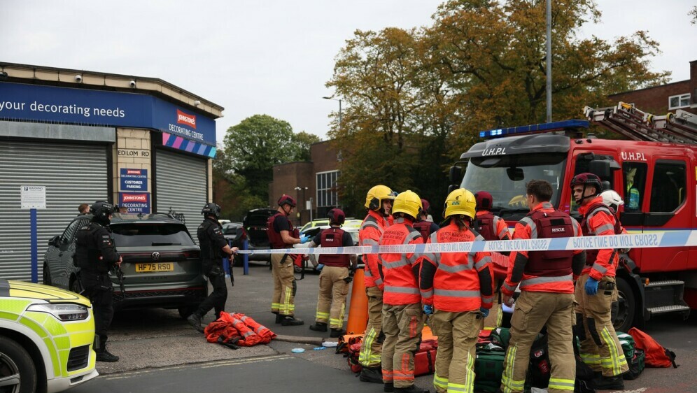 Hitne službe na mjestu napada u Manchesteru