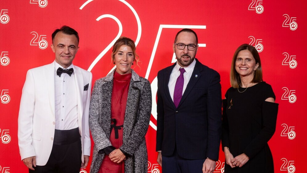 Dražen Mavrić, Renata Hafner, gradonačelnik Zagreba Tomislav Tomašević i Diana Roginić