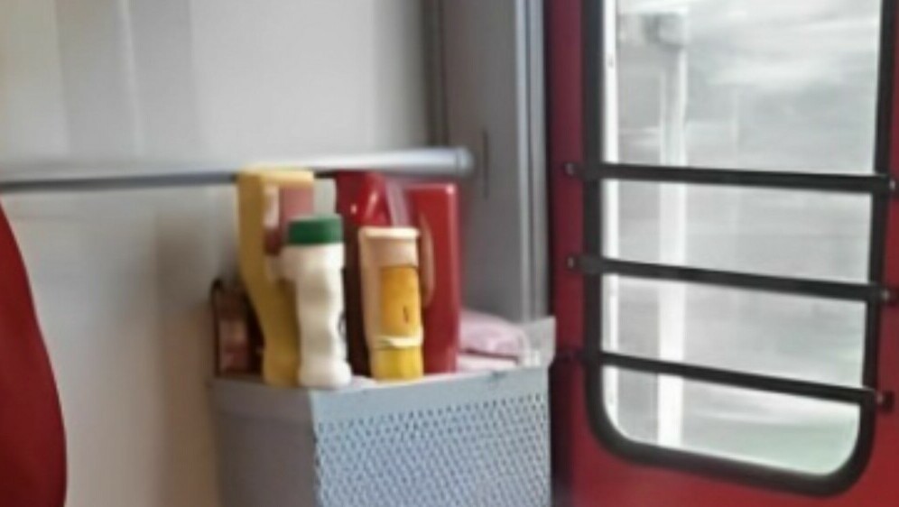 Pečenje roštilja u vlaku iz Poljske