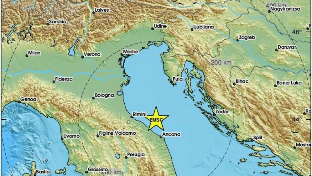 Potres u Jadranskom moru