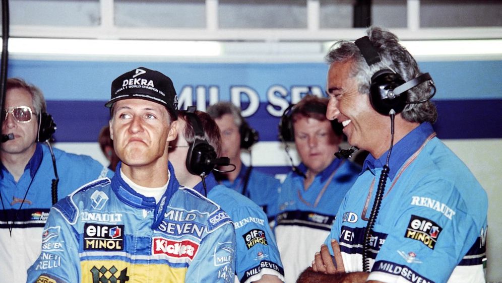 Michael Schumacher i Flavio Briatore