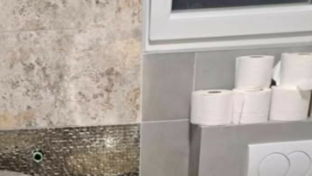 Bizarno uređena kupaonica u Dalmaciji