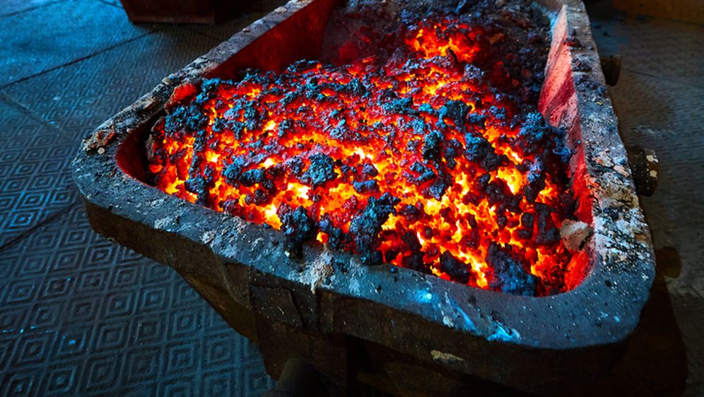 Usijana troska u talionici