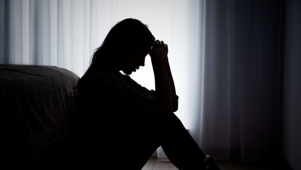 Žena u depresiji, ilustracija