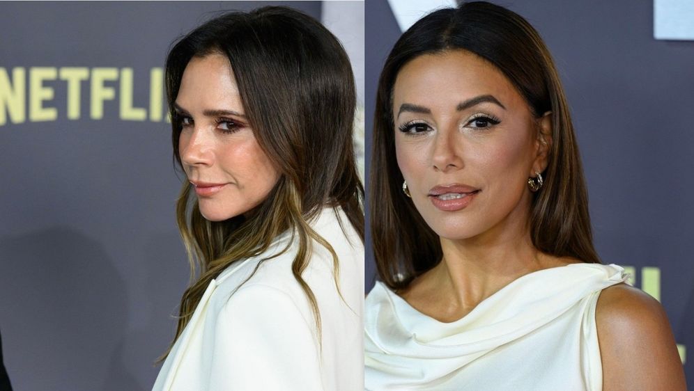 Victoria Beckham i Eva Longoria u kreacijama Victorije Beckham na premijeri dokumentarnog filma Victoria Beckham