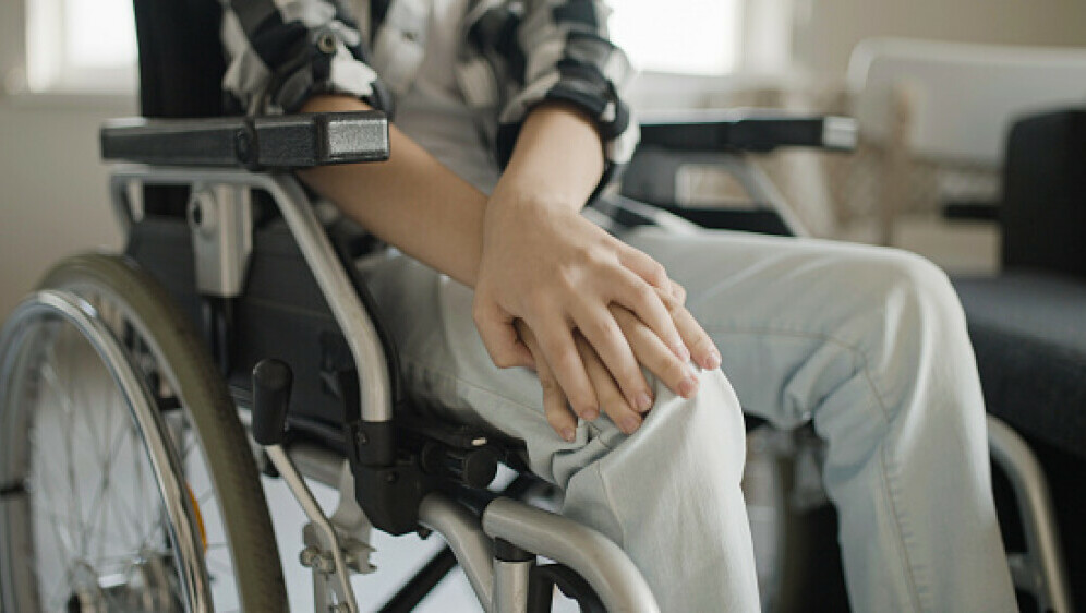 Dječak u kolicima, ilustracija