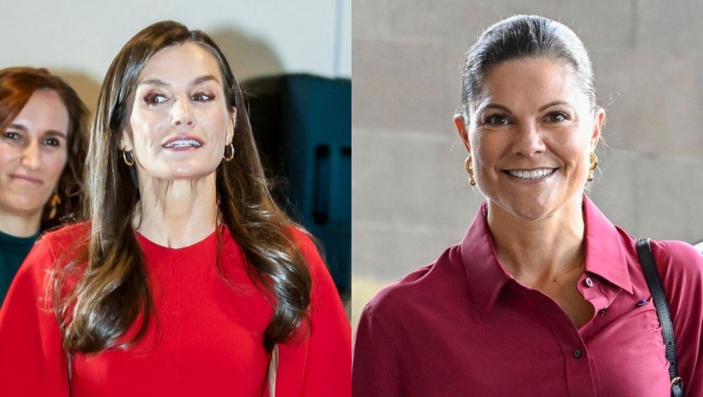 Kraljica Letizia i princeza Victoria u crvenim kombinacijama