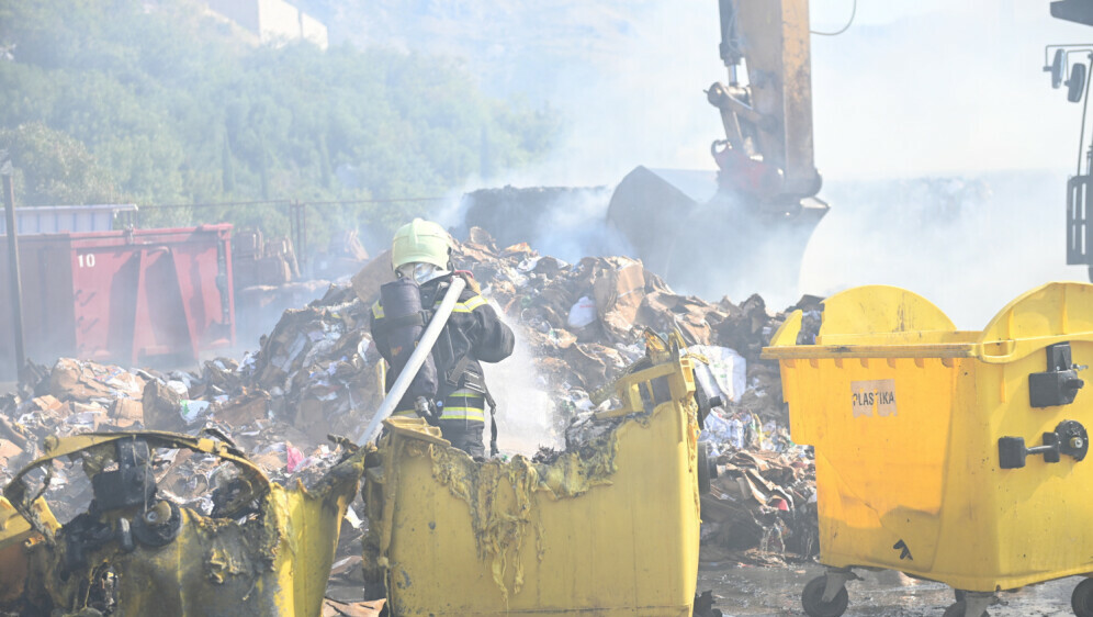 Požar u podružnici Čistoće