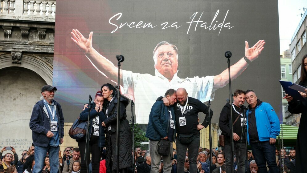 Oproštaj od Halida Bešlića u Sarajevu - 1