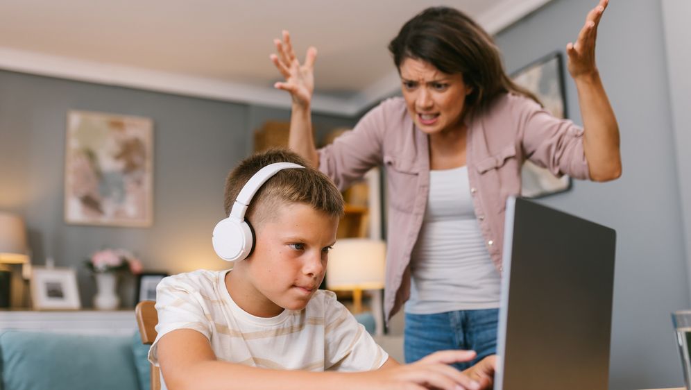 Ljuta mama, ilustracija