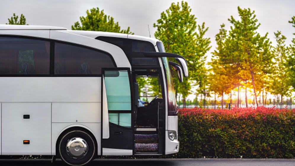 Prazan autobus, ilustracija