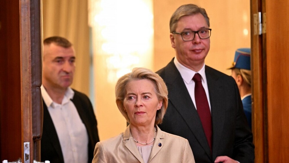 Ursula von der Leyen i Aleksandar Vučić