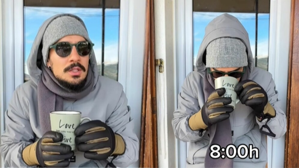 Josip Banovac kako se šali s jesenskim vremenom u Splitu