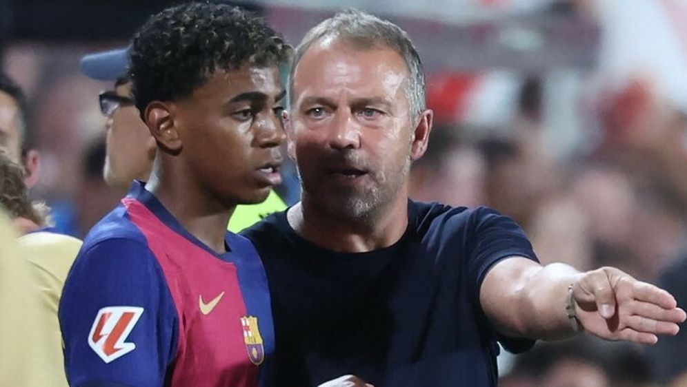 Hansi Flick i Lamine Yamal