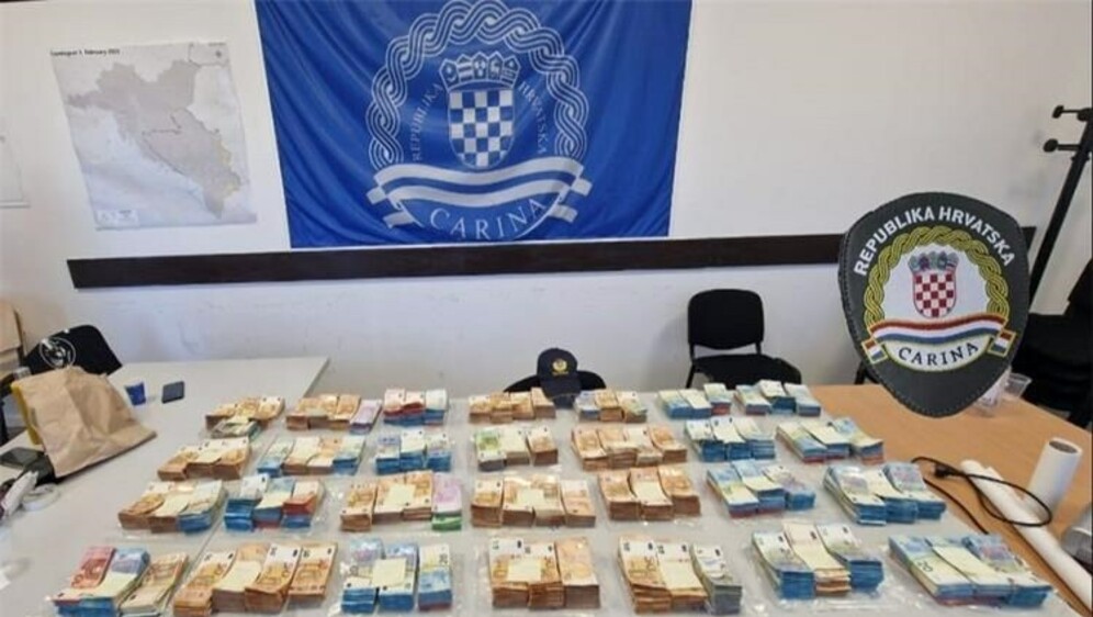 Zaplijenjena rekordna količina gotovine na hrvatskim granicama