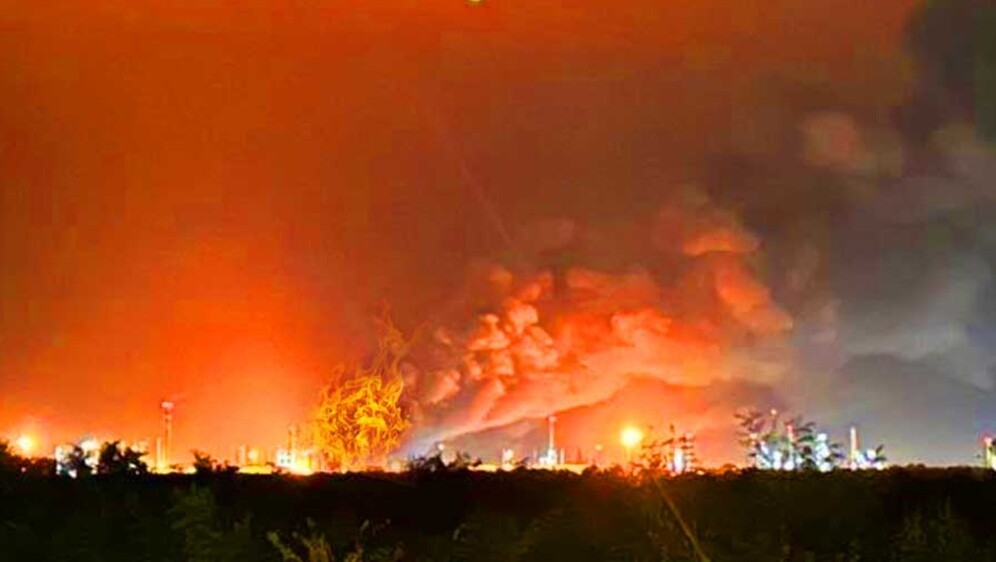 Rafinerija nafte u gradu Százhalombatta