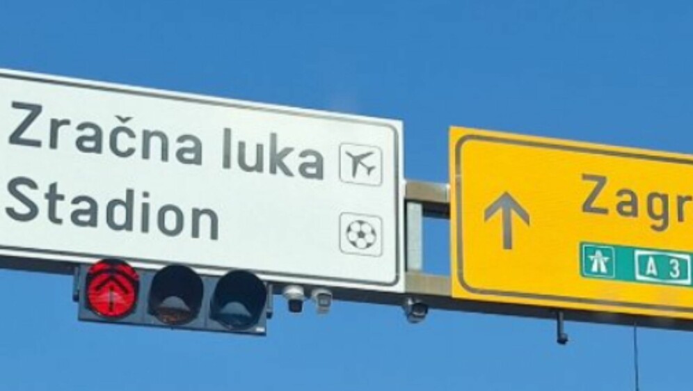 Pokvareni semafor kod Velike Gorice