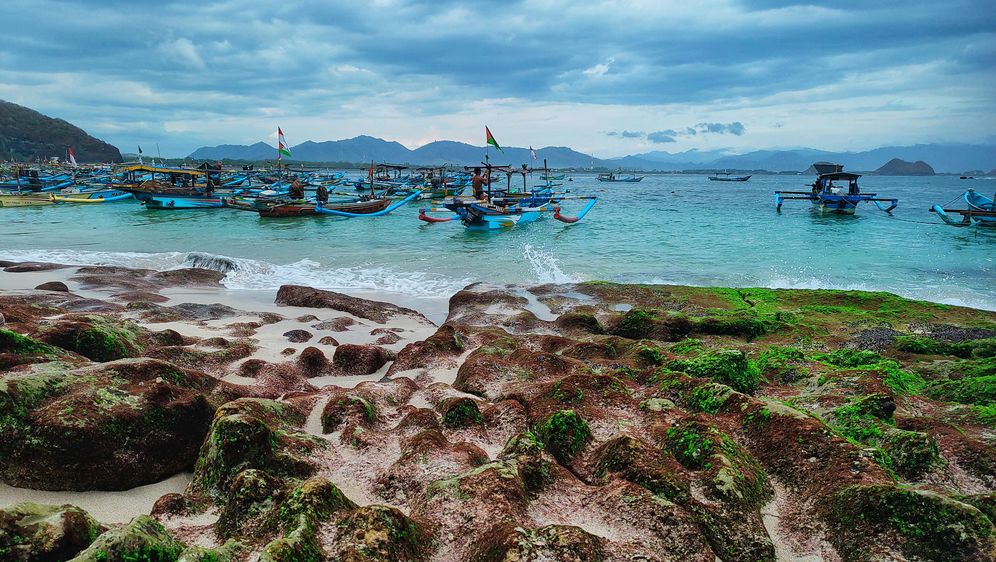 Plaža na Javi, ilustracija
