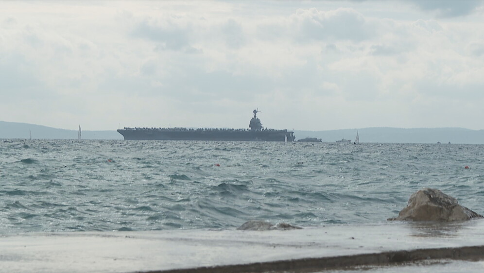 Gerald R. Ford uplovio u Split