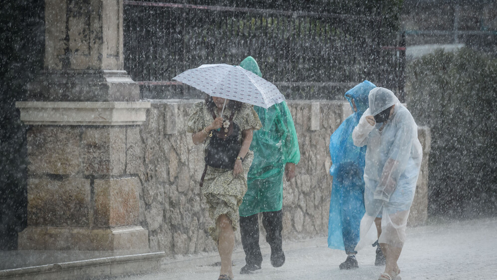 Kišno vrijeme, ilustracija